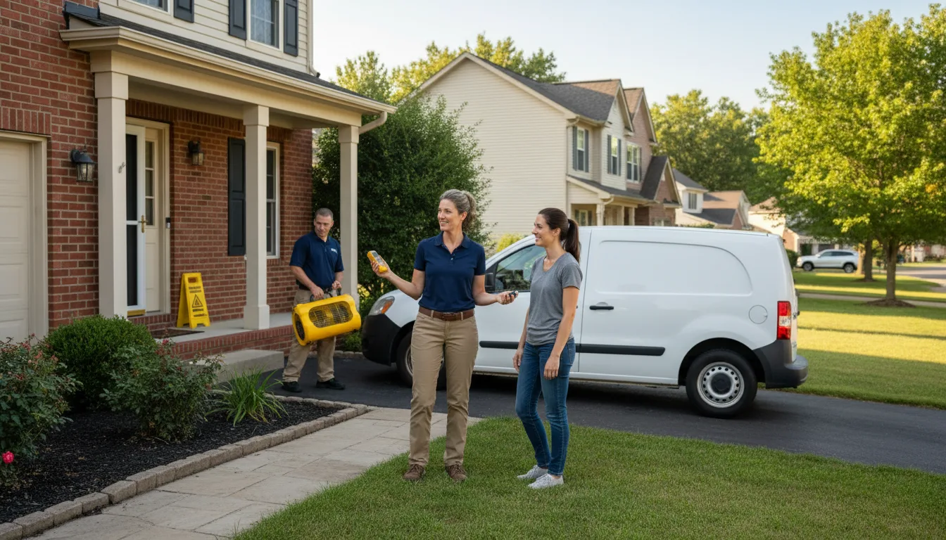 Residential water damage restoration in Round Top, NY